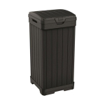 Keter 236997 Litter Bin Dustbin Waste Bin Garbage Trash Can Lid Weather UV Resistant 125L