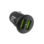 Green Green Cell GC CADM-GC-36AA - USB-Ladegeraet 36 W 2x USB-A schwarz