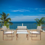 Set Set mebli ogrodowych technorattanowych Emma popiel PATIO