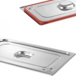 GN GN Profi Line container lid with silicone seal GN1/1 530x325mm stainless steel - Hendi 802601