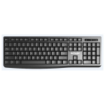 Activejet K-3803S klaviatuur Universaalne USB QWERTY US rahvusvaheline Must