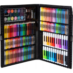 Blackmoon Painting set in a suitcase 168 pcs black