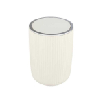 AGROPOLI AGROPOLI bathroom basket with swivel lid, 5.5 L, WENKO