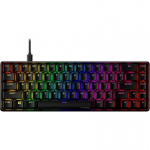 Wireless Wireless mechanical gaming keyboard Pro, 2.4 GHz, BT, RGB Backlight, 16 modes, 66 keys, 50M presses, linear Lorgar Toxic Violet