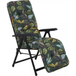 Lena Lena Plus Black Edition G058-02PB PATIO garden armchair with footrest