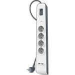 Belkin Surge Prot. Strip 4outlet 2xUSB-A, 2m Cabel BSV401vf2M-V2