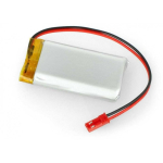 Akyga Li-Pol battery 1700mAh 1S 3.7V - JST-BEC connector + socket - 58x30x10mm