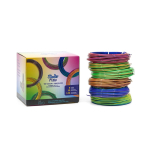 3Doodler FLOW-TRIFILLS materjal 3D-printimiseks Pol&uuml;laktiid (PLA) Must, Sinine, Vask, Kuld, Roheline, Lilla, Punane 260 g