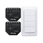 Komplekt Komplekt 2 Shelly Shutter WiFi-kardinapuldit + BLU RC nupp 4
