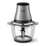 Philips 3000 series HR1503/00 elektriline toiduhakkija 2 l 450 W Roostevaba teras