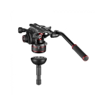 Manfrotto Nitrotech 612 Carbon kolmjala pea Must Alumiinium, S&uuml;sinik, S&uuml;sinikkiud 1/4, 3/8" Liikuv