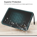 Tech-Protect Hardpouch S&uuml;learvuti 13-14 Must/Oranž