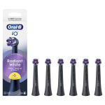 Oral-B iO Radiant White vahetushari, must, 6 tk