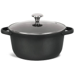 Maestro Pott kaanega induktsioon gaasi 28cm 6.8L must MAESTRO MR-4027-28