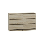Topeshop M6 120 SON 2X3 riidekapp ja sahtlitega kummut