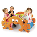 Picnic Picnic table with bench and swing 2 in 1 Feber
