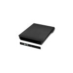 Qoltec External USB 2.0 12.7mm SATA Optical Drive Case optiline kettaajam DVD-ROM Must