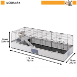 FERPLAST Modular 4 - puur k&uuml;&uuml;likule ja kodumeriseale - 179 x 72 x 56 cm