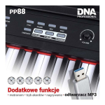 DNA DNA PP 88 digitaalse klaveri t&auml;issuuruses klaviatuur