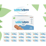 WATERWIPES WET WIPES 18 PACKS OF 60 PCS. BIODEGRADABLE