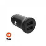FIXED Dual USB Car Charger 15W