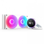 NZXT Kraken Elite 280 RGB Protsessor K&otilde;ik-&uuml;hes vedelikujahuti 14 cm Valge 1 tk