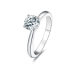 Beneto Silver ring with crystals AGG200