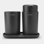 Brabantia Vonios kamb. rink. ReNew 3vnt. - Dark Pilkas