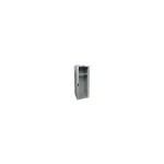 LEXI-Net LEXI-Net 19" wall cabinet Basic 6U 520x450, glass doors, without back, foldable, gray