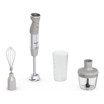 Tefal Quickchef+ HB673B30 kannmikser Saumikser 1000 W Hall, Roostevaba teras