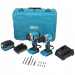 Juhtmeta Juhtmeta t&ouml;&ouml;riistade komplekt DED7143+DED7144 1*2.0Ah 1*4.0Ah SAS+
