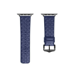 Nahast Nahast rihmaga k&auml;ekell Watch 7, sobib mudelitele 7/6/5/4/3/2 / SE (41/40 / 38mm), k&auml;ev&otilde;ru, ehtsast nahast, sinine