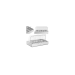 Royal Royal Catering Pusryčių &scaron;vedi&scaron;ko stalo vitrina rullikattega 3x GN 1/3 3x 2,6 l