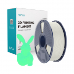 Sunlu PLA helendav filament (valge ja roheline)