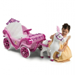 Huffy Elektriline Disney Princessi t&otilde;ld koos hobusega 6 V roosa