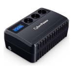 CyberPower LCD BU650EULCD puhvertoiteallikas (UPS) Liini-interaktiivne 0,65 kVA 360 W 3 vahelduvvoolu kontakt