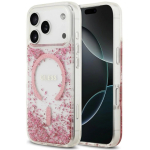 Guessi Guessi vaigist t&auml;itega Glitter MagSafe kate, m&otilde;eldud iPhone 18 Pro Max / 17 Pro Max - Roosa