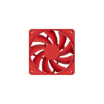 Hyte FA12 120 mm karpi ventilatsioonif&auml;nn punane 4 tk.
