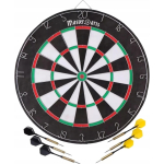 Master Master Darts Kahepoolne smiginio sihtm&auml;rk noolekestadega, 45 cm + 6 tk noolekesi