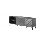 Cama ABETO RTV150 GR telerilaud ja meelelahutuskeskus 3 riiulid