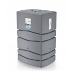 Prosperplast Regenwasserspeicher 450l AQUA TOWER smooth gray Waterform IDTC450-429U