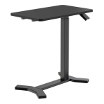 Spacetronik Buddy black adjustable table on wheels