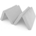 Foldable Foldable gymnastic mattress SANRO 200x100x10 cm gray (4 parts)