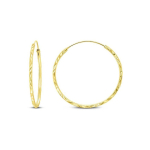 Brilio Brilio Silver Brilio Silver Cut gold plated hoop earrings EA01Y