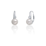 Jwl Jwl Luxury Pearls Charming silver earrings with real white pearl JL0673