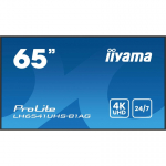 iiyama LH6541UHS-B1AG infoekraan 163,8 cm (64.5") LCD 500 cd/m&sup2; 4K Ultra HD Must 24/7