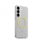PanzerGlass CARE by &reg; Flagship Case Transparent Urban Combat w. Chardonnay Qi Compatible Samsung Galaxy S25+ mobile phone case