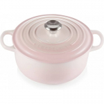 Le Le Creuset Signature Cast Iron- Round Casserole 20cm shellpink