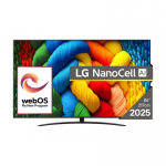 LG NanoCell AI 86NANO81A3A teler 2,18 m (86") 4K Ultra HD Nutiteleri funktsioon WiFi Must