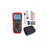 Skaitmenins Skaitmenins multimetras, 1000V AC/DC, 20A AC/DC 220MOm 220mF 220MHz automatinės ribos, UNI-T